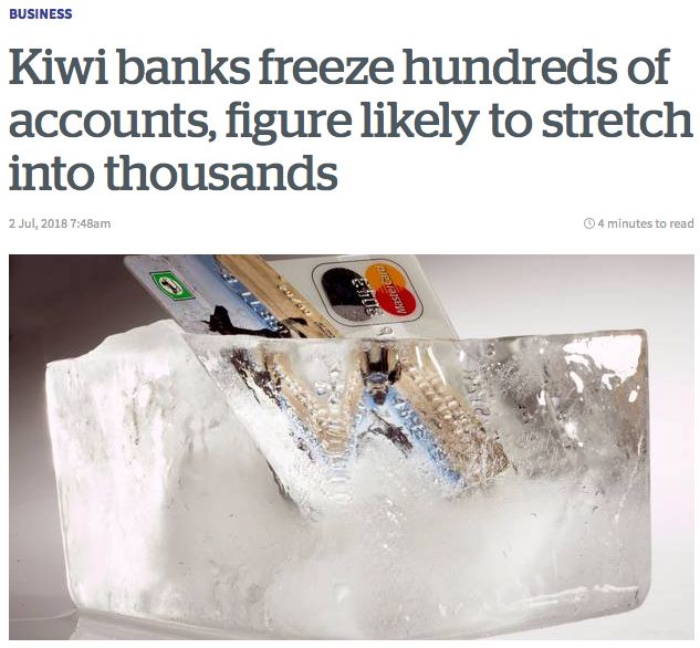 【焦點消息！】紐西蘭數千銀行帳戶被凍結，有華人$7000萬資產被封